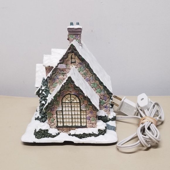 Hawthorn Village Thomas Kinkade Christmas Light Up Village Vet - Picture 5 of 7